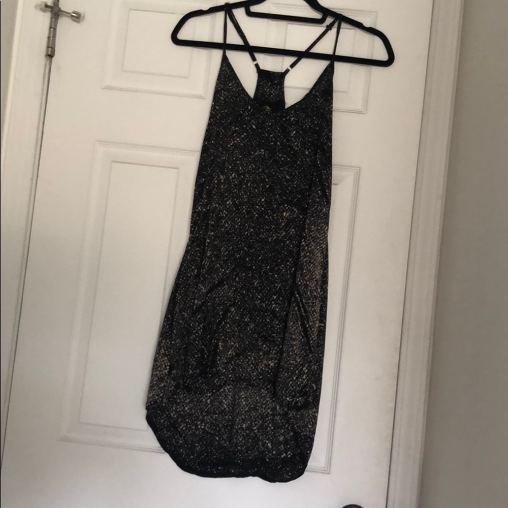 Planet blue dress